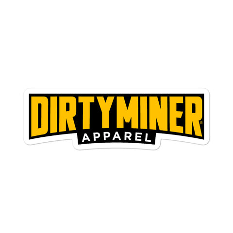 Dirty Miner Minecraft Styel Sticker