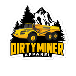 Dirty Miner Rock Truck Sticker