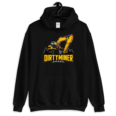 Excavator Operator Dirty Miner Unisex Hoodie