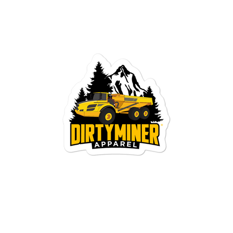 Dirty Miner Rock Truck Sticker
